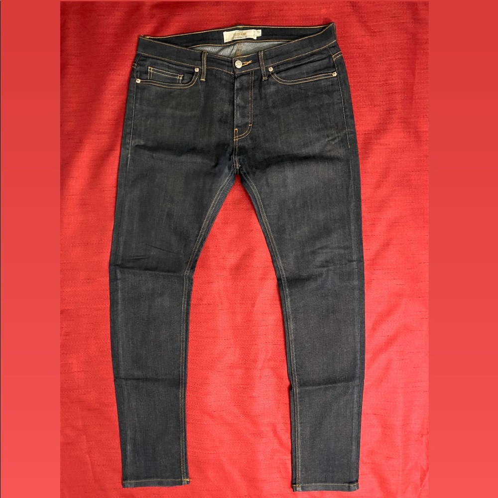 TOPMAN dark blue denim jeans. MINT CONDITION!!
